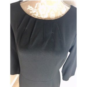Talbots Dress Long Sleeve Black 8